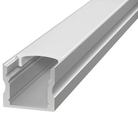 Profilo Alto 1m e 2m per striscia LED Alluminio Quadrato Selezionare la lunghezza Profilo 2 metro