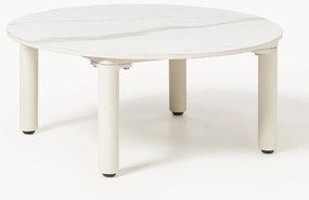 Tavolino rotondo da giardino effetto marmo Sienna Ø 60 cm