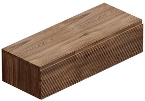 Mobile da bagno sotto lavabo L 120.3 x H 30 x P 46 cm noce, 2 cassetti Step