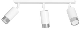 Lampadario Orientabile HIRO 3 BLACK e WHITE da soffitto e parete