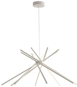 Lampadario LED design Shanghai bianco, luce naturale 6560 lumen, LUCE AMBIENTE DESIGN