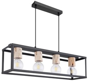 Globo 15476-4H - Lampadario a sospensione con filo HAGAR 4xE27/60W/230V