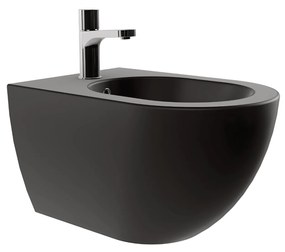 Bidet Sospeso Azzurra Ceramica "Comoda" Nero Opaco