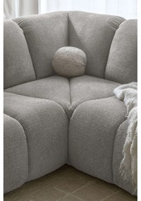 Divano angolare grigio chiaro (con penisola a destra/a L) Shell – Miuform