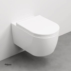 Ceramica Cielo "Smile" Wc Sospeso Bianco Lucido Senza Brida