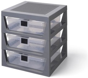 Organizer per giochi da bambini grigio scuro in plastica 35x33x38 cm Storage – LEGO®