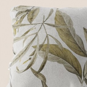 Lemon elegante collezione di cuscini a fantasia in velluto impermeabile panna