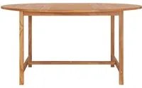 Tavolo da Giardino 150x76 cm in Massello di Teak 49007