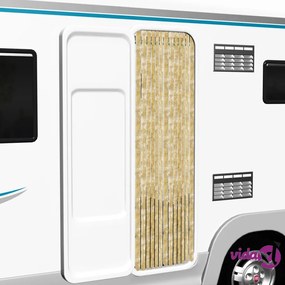 vidaXL Zanzariera Beige 90x200 cm Ciniglia