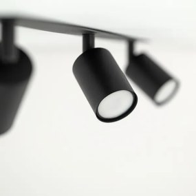 Faretto da incasso NEX 3xGU10/10W/230V nero