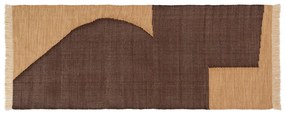 ferm LIVING - Forene Runner 80x200 Tan/Chocolate ferm LIVING