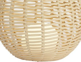 Lampada da tavolo da esterno Beige 30 cm incl. LED ricaricabile con USB-C IP44 - Oli