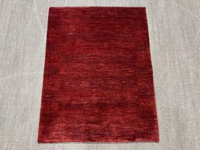 Loribaft Tappeto 110 x 90 Rosso (Iran) Annodato A Mano