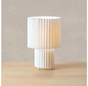 Markslöjd 108895 - Lampada da tavolo CATIS 1xE27/60W/230V 32 cm bianca