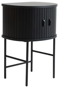 Comodino nero Nola – Unique Furniture