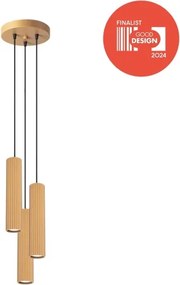 Brilagi - Lampadario a sospensione con cavo CRESTO 3xGU10/10W/230V dorato