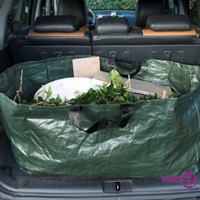 Nature Sacco per Rifiuti da Giardino Rettangolare 225 L Verde