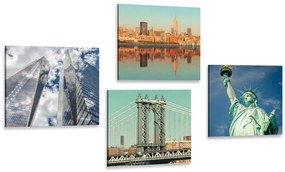 Set di quadri – Bellezze della città di New York