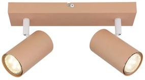 Globo 57911-2P - Faretto ROBBY 2xGU10/25W/230V arancione