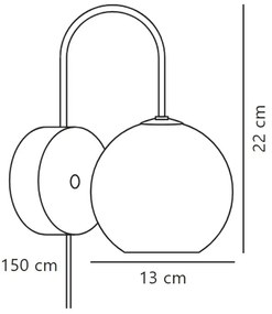 Nordlux - Applique FRANCA 1xE14/40W/230V