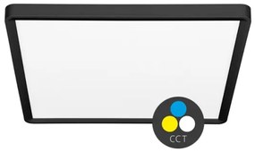 Ecolite W008S-CCT/32W/CR - Plafoniera LED TERY LED/32W/230V IP40 nero