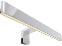 Applique specchio lampada luce LED 8W 12V silver cromata illuminazione bagno specchiera IP44 COLOR ARGENTO