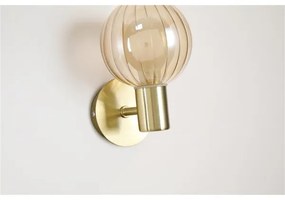 Searchlight 30506GO - Applique da parete LUMINSPHERE 1xG9/7W/230V in ottone