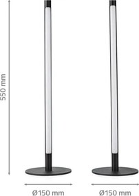 Nedis WIFILD10RGBW-SADA 2xLED RGBIC lampada da tavolo LED 36W 2700-6500K+DO