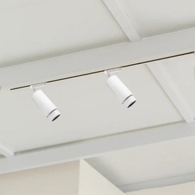 Faretto per sistema a binario MICA 1xGU10/25W/230V Monofase bianco