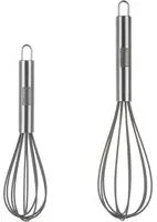 Set 2 fruste in silicone con manico in acciaio