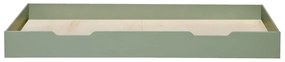 Cassetto inferiore verde per letto , 200 x 90 cm Nikki - WOOOD