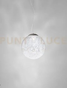 Rina sospensione 25l bianco murrina nickel nero satinato l32cc led ...