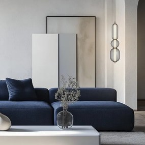 Lampadario LED sospeso con cavo PUMA LED/15W/230V Ø 14 cm nero