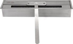 Camino a bioetanolo da terra Belluno effetto pietra L105xP38xH100 cm