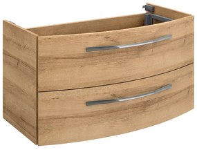 Mobile da bagno sotto lavabo PELIPAL Image rovere L 90 x H 48 x P 48 cm 2 cassetti, lavabo non incluso