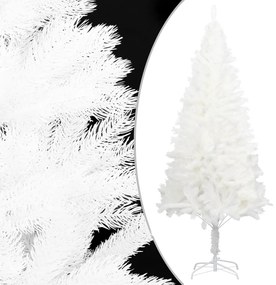 Albero Di Natale Artificiale Con Aghi Realistici Bianco 120 Cm /