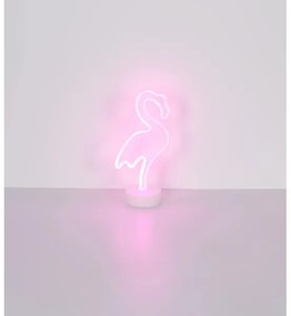 Globo 28064 - Decorazione da tavolo LED Neon FLAMINGO LED/2W/3xAA