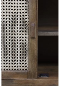 Cassettiera in legno di mango marrone 88x84 cm Nipas - Light &amp; Living