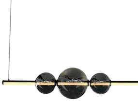 Lampadario LED a sospensione con filo KUGEL LED/30W/230V nero