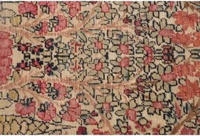 Antik Floreale Rosso Scuro Avorio 138x206 Cm