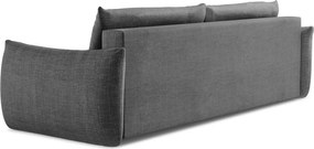 Divano grigio scuro allungabile 230 cm Leila – Makamii