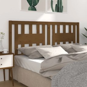 Testiera Per Letto Ambra 141x4x100 Cm İn Legno Massello Di Pino /