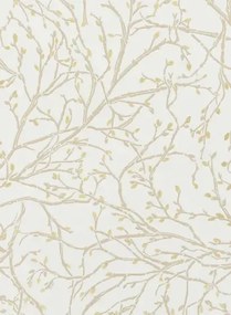 Tapete Twiggy v. Osborne & Little - Ivory / Stone / Gold