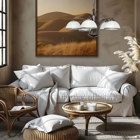 Lampadario a sospensione con catena KORFU 5xE27/60W/230V