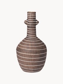 Vaso in terracotta dipinto a mano Brura, alt. 32 cm