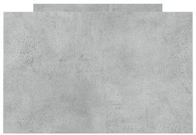 Giroletto con Testiera e Pediera Grigio Cemento 75x190 cm