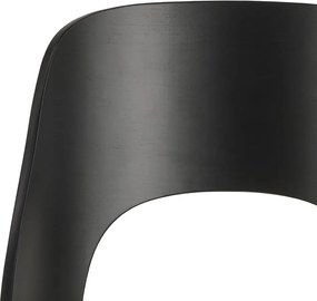 Sedia da ufficio nera/beige Lucy – Actona