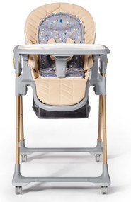 KIDERKRAFT - Sedia da pranzo per bambini 2in1 LASTREE beige/grigio