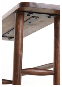 Consolle in acacia massiccia marrone 30x120 cm Qiano - Light &amp; Living