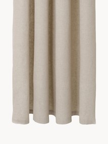 Tenda da doccia in cotone organico Chambray, idrorepellente